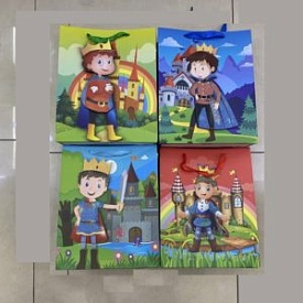 Пакет подарунковий паперовий S "Little prince 3D" 18*23*9см., R91217-S - 1 - smarttoys.com.ua