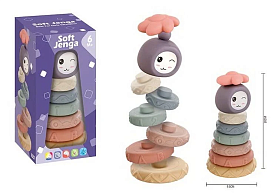 Пірамідка 1087 (60) 8 деталей, кумедна мордочка, у коробці - 1 - smarttoys.com.ua