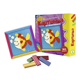 Картинка з пластиліну "Рибка" (рос.), в кор-ці  25см-25см-5см - 1 - smarttoys.com.ua