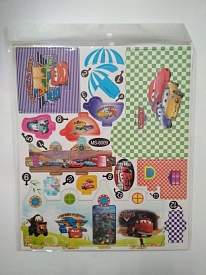 Пазли картонні 3D 1аркуш "Тачки" - 1 - smarttoys.com.ua