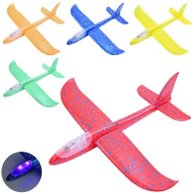 Літак FG231009002M пінопласт, мікс кольорів, світло, бат. (табл.), кул., 13-47-4,5 см. - 1 - smarttoys.com.ua