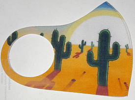 Маска Pitta Print S Brawl Stars Ворон Profile Paysage Cactus Orange																						 - 1 - smarttoys.com.ua