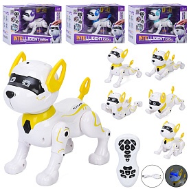 Тварина 9901дист.кер.(ІЧ), собака,акум., сенсорна, рухливий, USB, 4кольори, муз.(англ), світло,кор., - 1 - smarttoys.com.ua