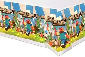 Дитяча скатертина на стіл "Квадратні чоловічки" (110*180) - 1 - smarttoys.com.ua