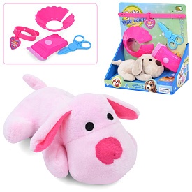 Собака DR5096 м'яконабивна, аксесуари, 2 кольори, 22-24-11,5 см. - 1 - smarttoys.com.ua