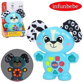 Гра LS5129 собака, 2 режим гучності, вушка шуршать, муз., світло, бат., кор., 13,5-21,5-5,5 см. - 1 - smarttoys.com.ua