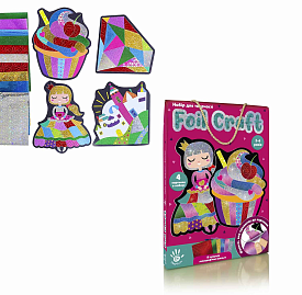 Набір для творчості "Foil Craft. Принцеса" VT4433-11 (12) "Vladi Toys" - 1 - smarttoys.com.ua