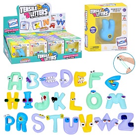Гра 335-51 літера(англ.),антистрес,тягнеться,абетка-англ.,кор.,24шт.(мікс)в диспл.,38,5-22,5-11см - 1 - smarttoys.com.ua