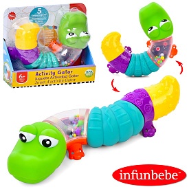 Гра PLT5678 крокодил, брязкальце, рухливі деталі, кор., 19-17-6 см. - 1 - smarttoys.com.ua