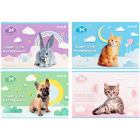 Зошит для малювання, 24 арк., скоба, софт тач + УФ лак, RH - 1 - smarttoys.com.ua