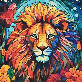 Набір для творчості алмазна картина Вітражна могутність Strateg розміром 30х30 см (DEEX16299) - 1 - smarttoys.com.ua