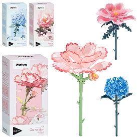 Конструктор 655045-49-51 квітка, 3 види, кор., 8,5-18-5,5 см. - 1 - smarttoys.com.ua