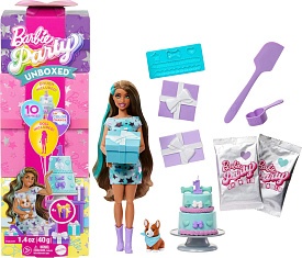 Лялька Barbie "Вечірка-сюрприз" у бірюзових тонах - 1 - smarttoys.com.ua
