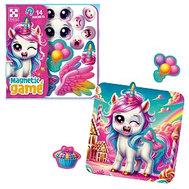 Гра розвиваюча Vladi Toys магнітна "Емоції Єдиноріжки" VT3220-01 (укр) - 1 - smarttoys.com.ua