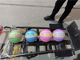 М'яч дитячий MS 3815 9 дюймів, ПВХ, 57-63г., 4 кольори, упак. 10шт. в кул. - 1 - smarttoys.com.ua