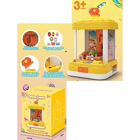 Гра 908E  Дістань іграшку, ігровий автомат, іграшки, кульки,музика, світло, бат., 25-34--23,5 см. - 1 - smarttoys.com.ua