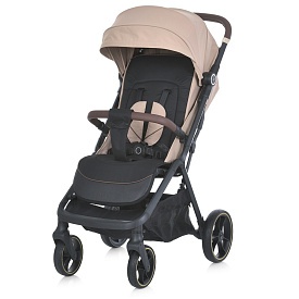 Візок дитячий ME 1127-G BEYA Beige прогулянковий, до 22 кг, PU колеса, чохол, бежевий - 1 - smarttoys.com.ua