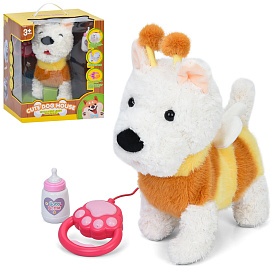 Собака BY933-77 дист.кер.(пульт-повідець),сенсор.,ходить,рух.голова та хвіст,муз.,бат.,кор.,26,5-30- - 1 - smarttoys.com.ua