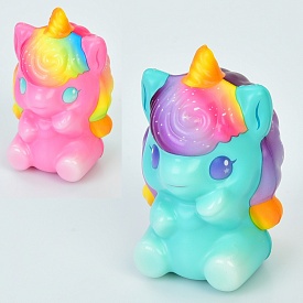 Іграшка MS 4360 єдиноріг, сквіші, антистрес, аромат, 2 види, кул., 11-11,5-7 см. - 1 - smarttoys.com.ua