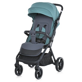 Візок дитячий ME 1127-S BEYA Mineral Blue прогулянковий, до 22 кг, PU колеса, чохол, блакитний. - 1 - smarttoys.com.ua