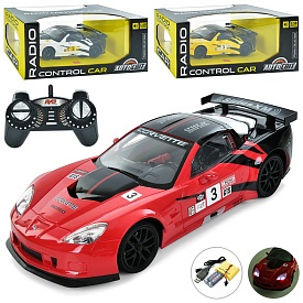 Машина AR-2304 АвтоСвіт,1:18,Corvette,радіокер.,2,4G,акум.,гум.колеса,3 кольори,світло,кор.,37-15,5 - 1 - smarttoys.com.ua