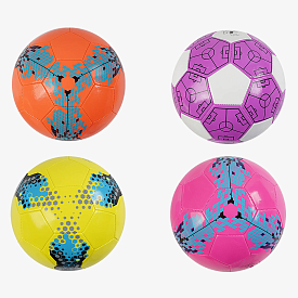 М'яч футбольний C 70118 (100) 4 кольори, розмір №5, матеріал PVC, 280 грамів, гумовий балон, ВИДАЄТЬСЯ ТІЛЬКИ МІКС ВИДІВ - 1 - smarttoys.com.ua