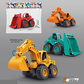 Спецтехніка 8838 (200/2) 2 види, 2 кольори, інерція, рухливі елементи, у пакеті - 1 - smarttoys.com.ua