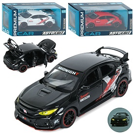 Машина AP-1878 АвтоСвіт,1:32, мет.,інерц.,відчин. двері/багажник/капот,3кольори,муз.,світло,бат.,кор - 1 - smarttoys.com.ua