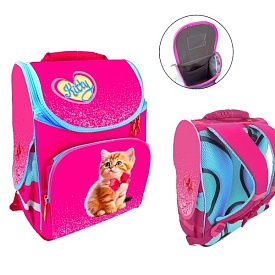 Ранець-короб ортопедичний, Котик 34*26*15см, Space, Д - 1 - smarttoys.com.ua