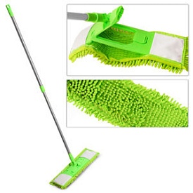 Швабра-полотер з телескопічною ручкою 122*42*12см MH-2735 - 1 - smarttoys.com.ua