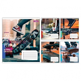 А5/36 кл. 1В Skateboarding, зошит учнівський загальний - 1 - smarttoys.com.ua