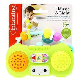 Infantinо Міні програвач із музикою та світлом, 307038 - 1 - smarttoys.com.ua