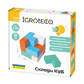 Конструктор-балансир-головоломка Склади КУБ - 1 - smarttoys.com.ua