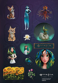 Мавка. Набір наліпок. СТІКЕР-ПАК 3. Пригоди Мавки (У)(24) - 1 - smarttoys.com.ua