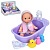 Пупс 68382B2  ванна (ллється вода-механіч)качка,аксесуари,в кор-ці, 30,5-20-17см - 1 - smarttoys.com.ua