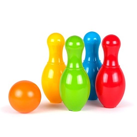 Іграшка "Набір для гри в боулінг ТехноК". арт. 4708 - 1 - smarttoys.com.ua