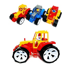 Іграшка дитяча "Трактор BAMS 0 " кольорова кабіна BAMSIC, арт.007/6 Бамсик - 1 - smarttoys.com.ua