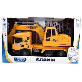Автомодель серії "Super Big Truck" – ЕКСКАВАТОР SCANIA (світло, звук) - 1 - smarttoys.com.ua