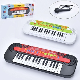Синтезатор HS-3226A-B 32 клавіши,мікрофон,запис,регулятор гучності,2кольори,муз.,бат.,кор.,43,5-16-6 - 1 - smarttoys.com.ua