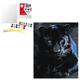 Набір для розпису по номерах "Дика пантера" 40x50см - 1 - smarttoys.com.ua