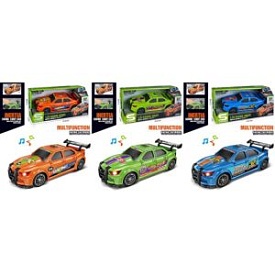 Машина JS167A-7B-67 інерція, 19см, 1:20, музика, звук, світло, гумові колеса, 3 види,бат.кор. - 1 - smarttoys.com.ua