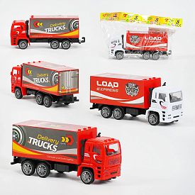 Машинка 1801-1 (360/2) 2 види, вантажівка, інерція, в пакеті - 1 - smarttoys.com.ua