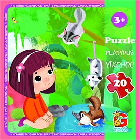 LZ09 Пазли ТМ "G-Toys" із серії "Зоопарк", 20 ел. - 1 - smarttoys.com.ua