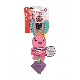 INFANTINO Іграшка м'яка навісна з прорізувачем "Зайченя", 005059I - 1 - smarttoys.com.ua