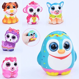 Іграшка MS 3759 сквиш, антистрес, глазастик, мікс видів, кул., від 6-7-5 см. - 1 - smarttoys.com.ua