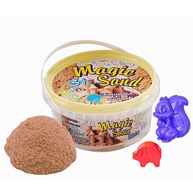 Magic sand класичний, що світиться у темряві, у відрі 0,350 кг - 1 - smarttoys.com.ua