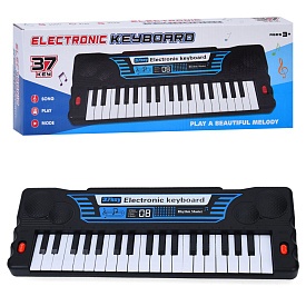Синтезатор R744 37 клавіш, муз., 2 режими, бат./Type-C вхід, кор., 36-13,5-5 см. - 1 - smarttoys.com.ua