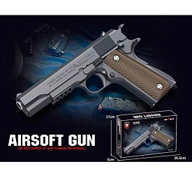 Пістолет J03 23см, стріляє пластиковими кулями, кор.,26,5-17-5см - 1 - smarttoys.com.ua