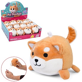 М'яка іграшка 688-358A собака, 9,5см, заводна, рухливий хвіст, 12шт в дисплеї, 34-28-10,5см - 1 - smarttoys.com.ua
