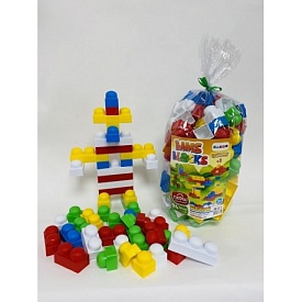 Набір дитячий "Конструктор BAMSBLOCK №2 " артикул 115/3 (94 шт деталей)ТМ "Bamsic" тубус  - 1 - smarttoys.com.ua